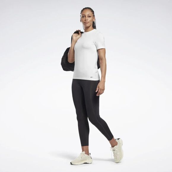 Reebok Apparel Women's Workout Ready Speedwick T-Shirt Training Top White S - Picture 3 of 4